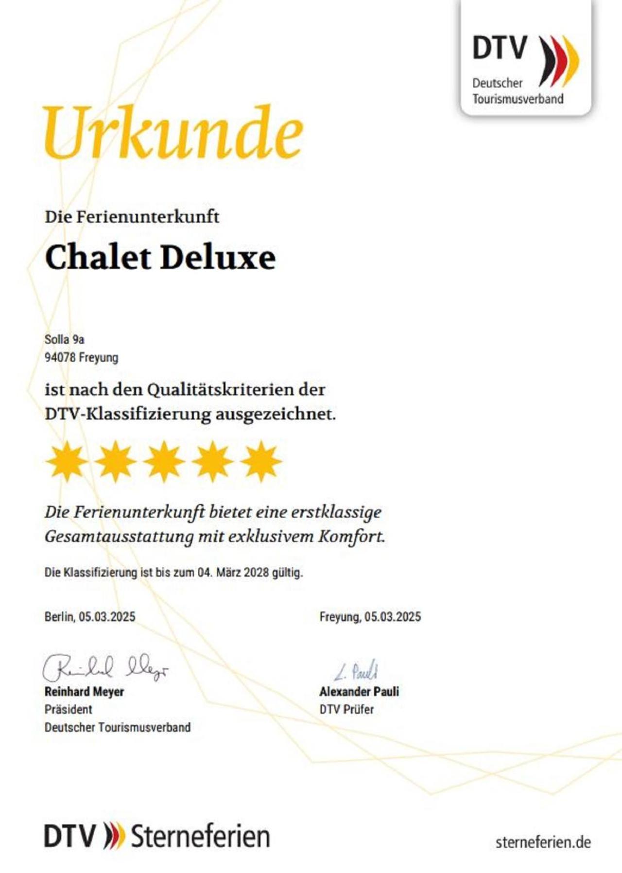 Chalet Deluxe 弗赖翁 外观 照片